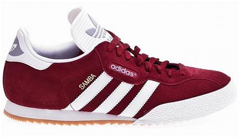 adidas samba super suede red